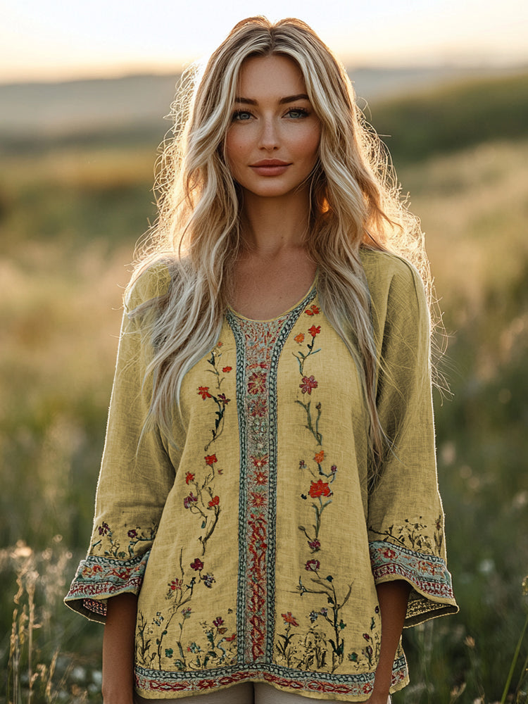 Blusa vintage clásico