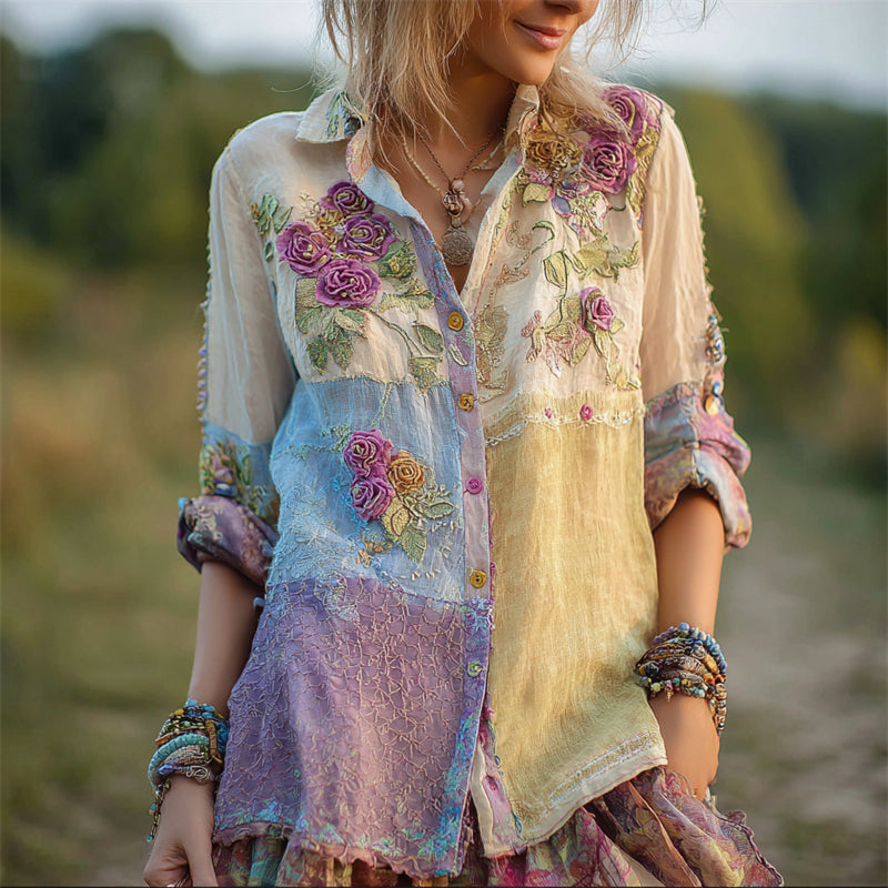 Blusa vintage clásico