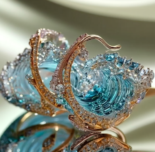 Pendiente artesanal delicado