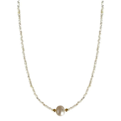 Perla Collar vintage hecho a mano