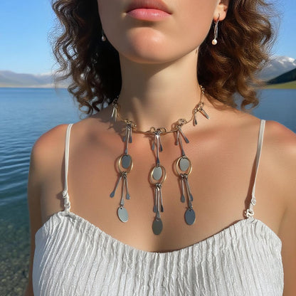 Collar vintage hecho a mano