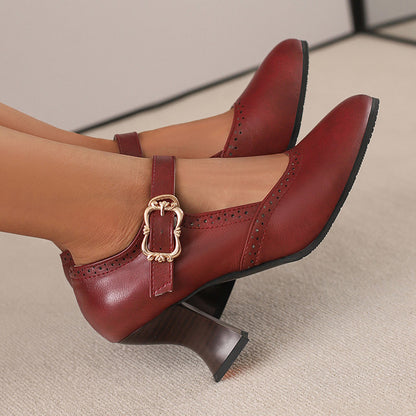 Tacones Ortopédicos Chic con Diseño Único