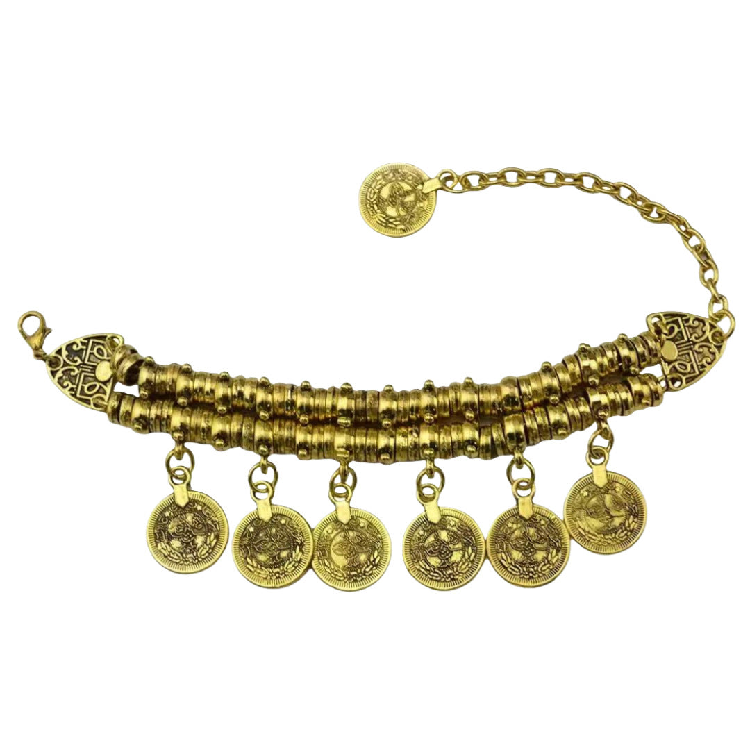 Oro Pulsera artesanal delicado