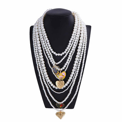 Perla Collar hermoso con estilo único