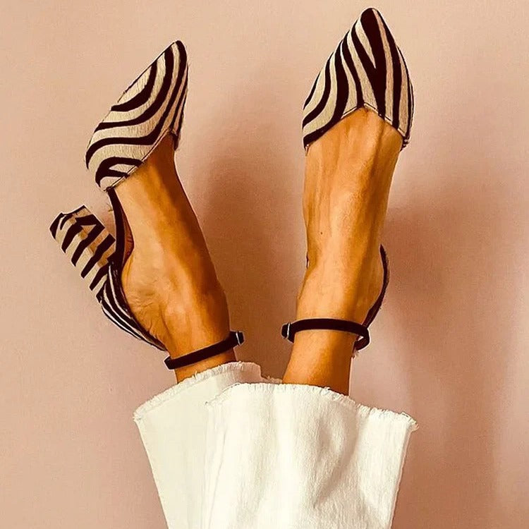 Tacones Ortopédicos Chic con Diseño Único