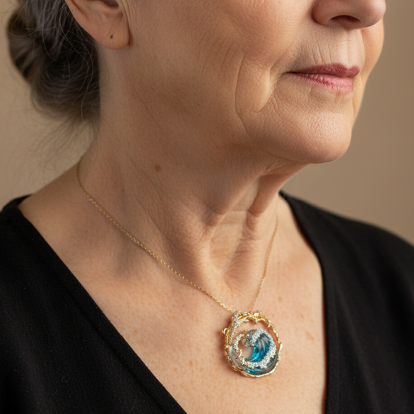 Collar clásico con encanto atemporal