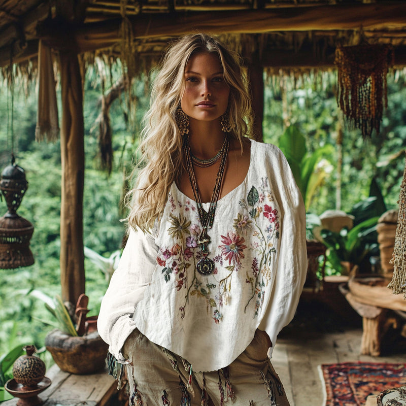 Blusa vintage clásico