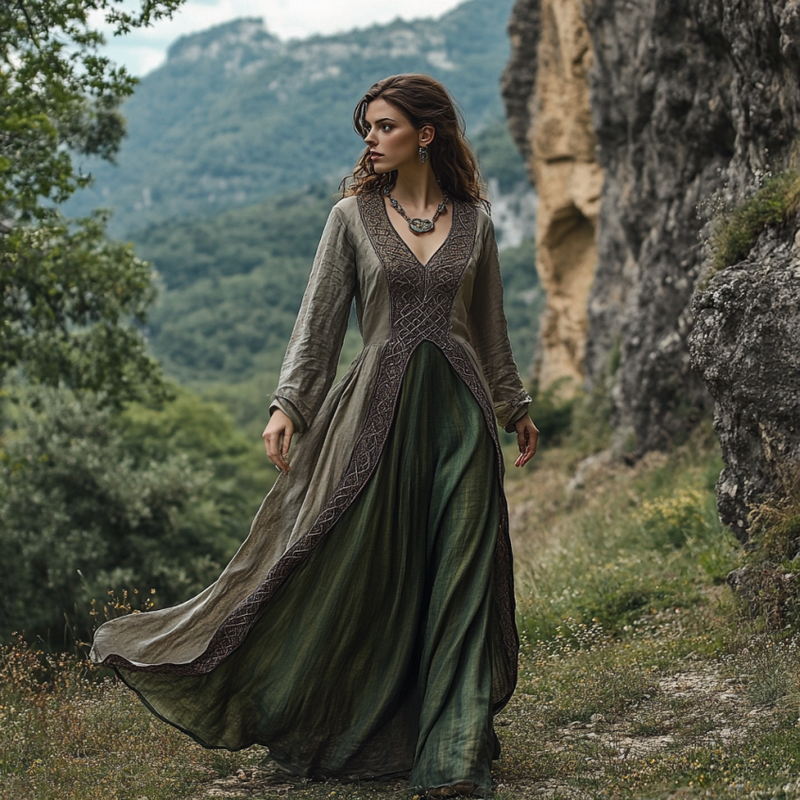 Vestido vintage clásico