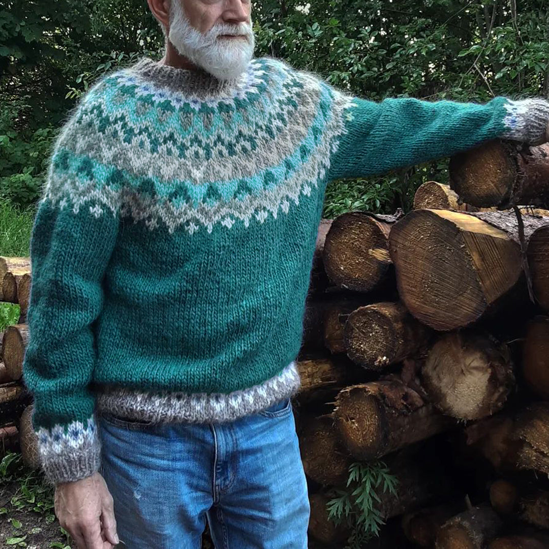 Men'S Iceland Crew Neck Sweater elevenforest